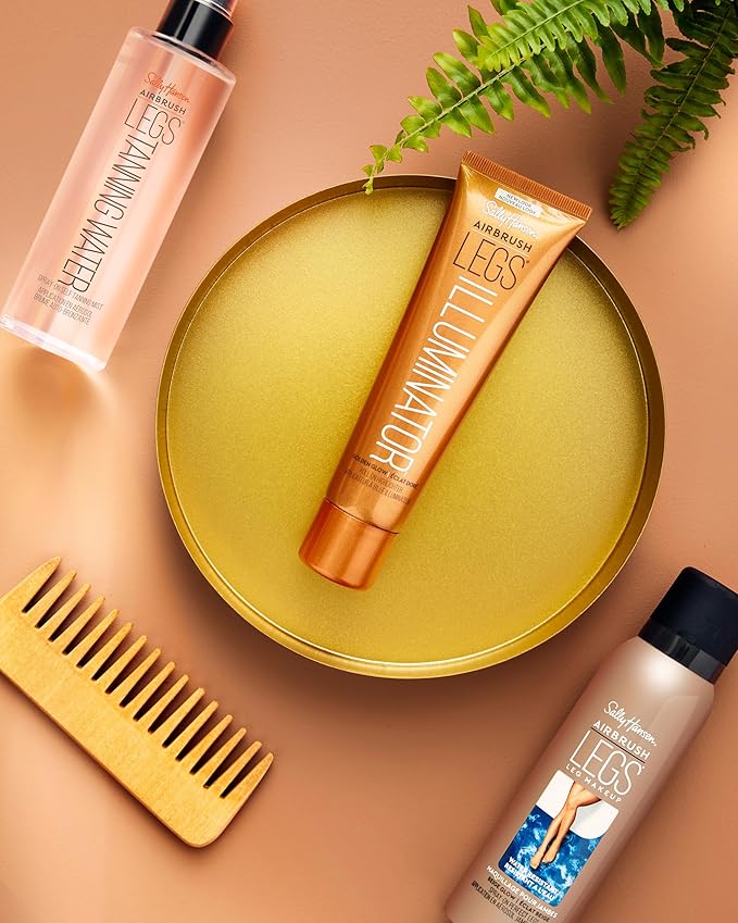 Sally Hansen Airbrush Legs®, Leg Makeup, Fairest Glow, Easy Application, Flawless Looking Legs, Water Resistant, Transfer Proof Lotion