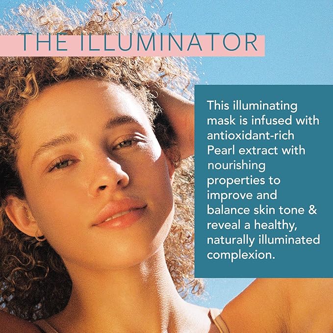 LAPCOS Pearl Sheet Mask, Daily Face Clarify