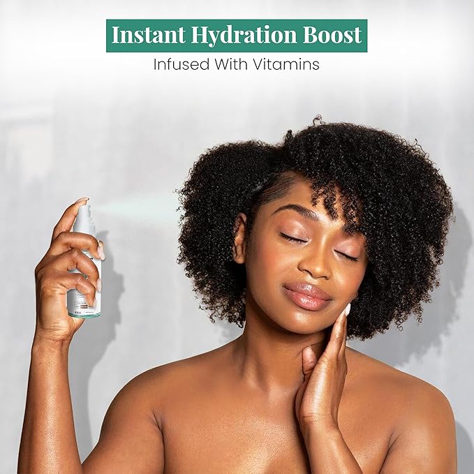 Team Tan Self Tanning Water - Vitamin Infused Self Tanner Mist for Hydrating Face and Body, Sunless Tanning Spray for Fake Tan, No Streaks, Orange Tints or Nasty Smell (Medium)