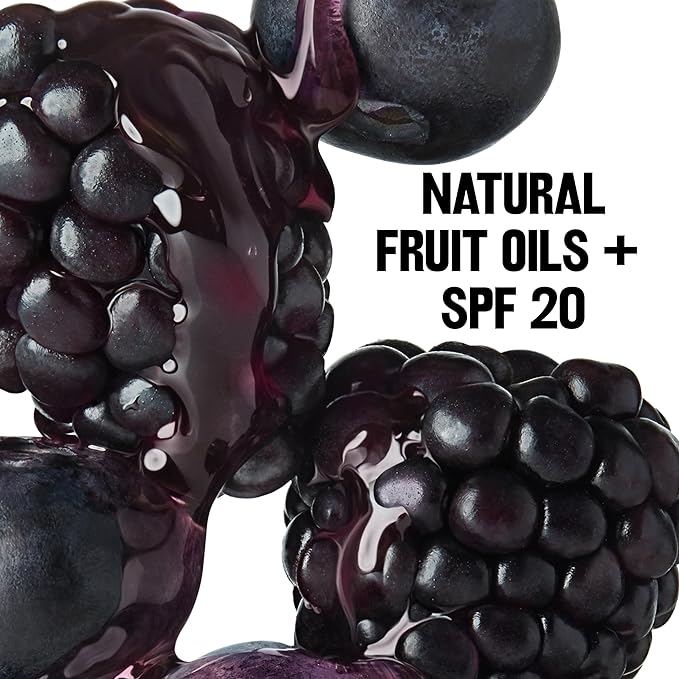 Revlon Kiss Tinted Lip Balm with SPF 20, Hydrating, Flavored, Infused with Natural Fruit Oils, 035 Berry Burst, 0.09 oz