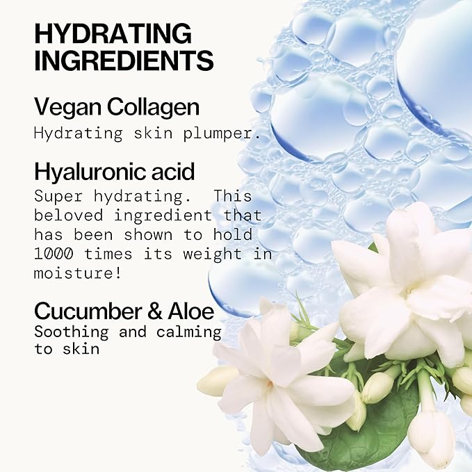 Pacifica Undereye & Smile Mask Set – Vegan Collagen Hydro Treatment with Hyaluronic Acid, Hydrating for Dark Circles, Dry & Combination Skin, Vegan & Cruelty-Free, 2 Pieces