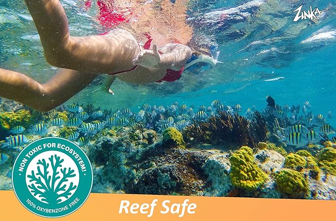 Zinka Sunscreen Personal Pack - Mineral Zinc Oxide for Face, Body, and Lips - Reef Safe and Water Resistant (Lotion SPF 30, Face Stick SPF 30, and Lip Balm SPF 15) - No Chemicals