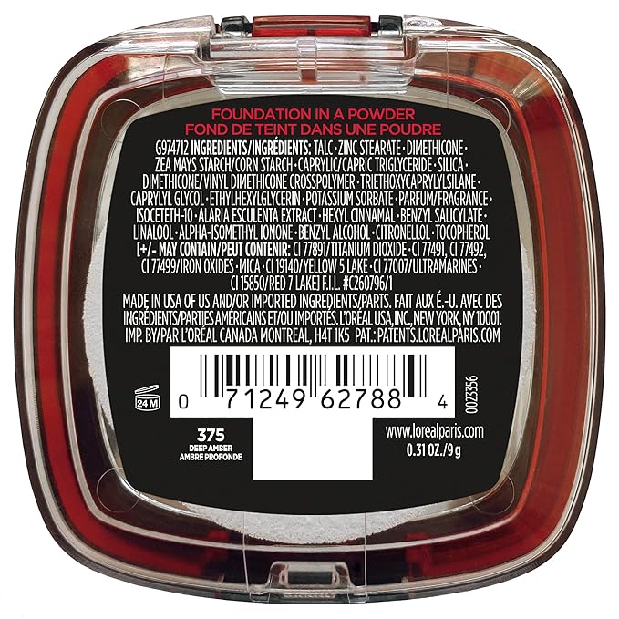 L'Oreal Paris Makeup Infallible Fresh Wear Foundation in Amber, . 0.31 oz