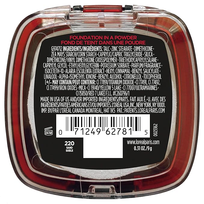 L'Oreal Paris Makeup Infallible Fresh Wear Foundation in Sand, . 0.31 oz