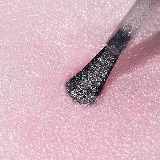 LONDONTOWN Baby Pink Glittery Nail