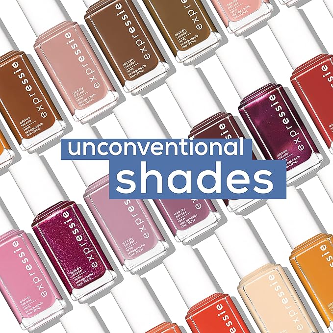 Essie expressie, Quick-Dry Nail Polish, 8-Free Vegan, Bright Vegan,