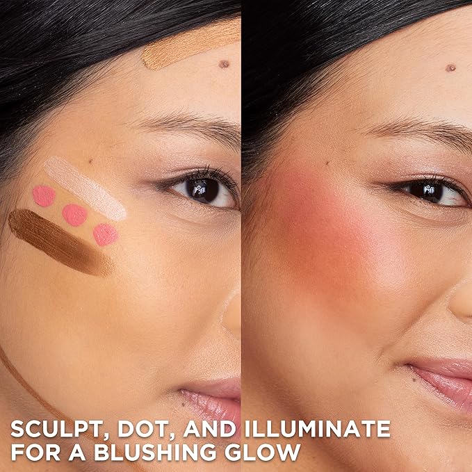 L'Oreal Paris True Match Lumi Le Liquid Blush, Intense Lightweight Blush Formula With Liquid Pigments, Glowy Worth It Medium, 0.33 Fl Oz