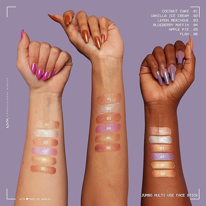 NYX PROFESSIONAL MAKEUP, Jumbo Multi-Use Face Highlighter Stick Lemon Meringue