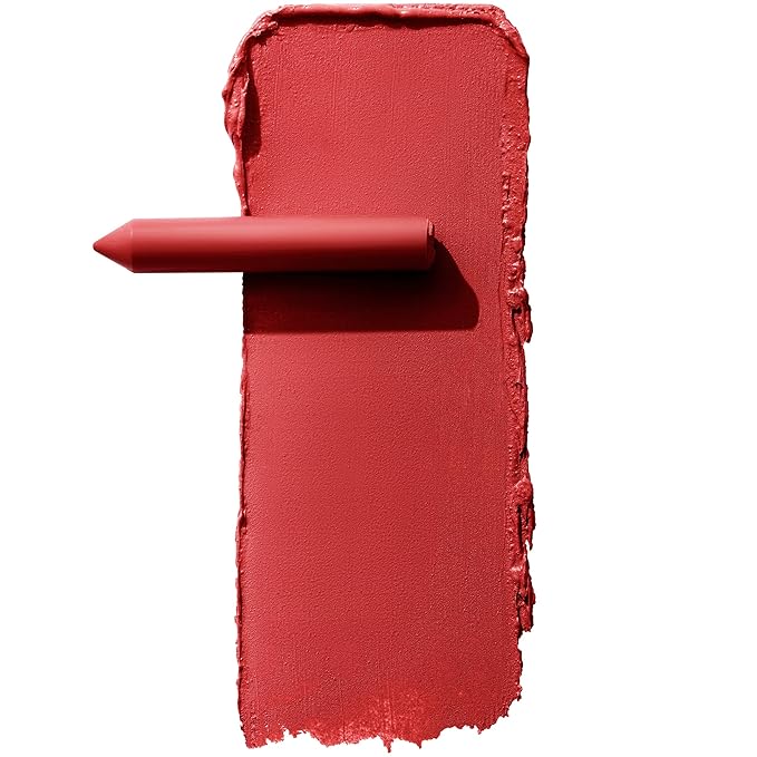 Maybelline Super Stay Ink Crayon Lipstick Makeup, Precision Tip Matte Lip Crayon with Built-in Sharpener, Longwear Up To 8Hrs, Hustle In Heels, Apple Red, 1 Count