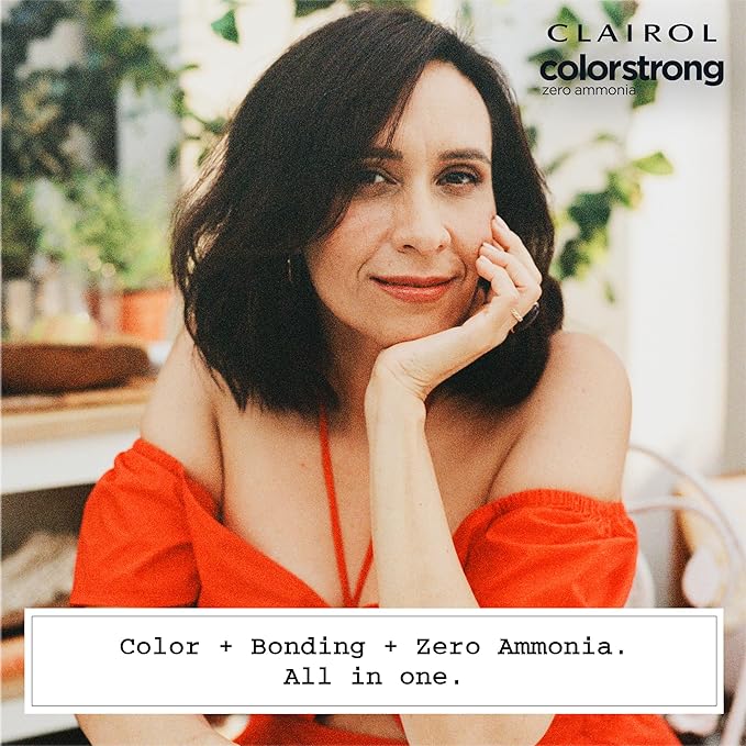 Clairol ColorStrong Permanent Zero Ammonia Hair Dye, 5.65 Sunset Mahogany - Miami Nights Hair Color, Pack of 1