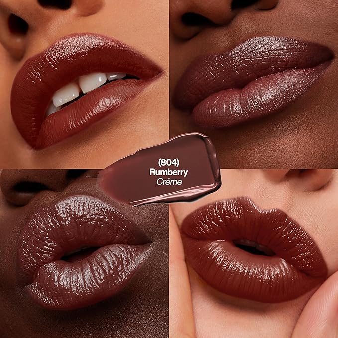 Revlon Super Lustrous Lipstick, Creamy Formula For Soft, Fuller-Looking Lips, Moisturized Feel, 804 Rumberry, 0.15 oz