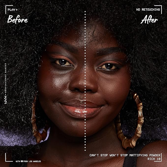 NYX PROFESSIONAL MAKEUP Can't Stop Won't Stop Mattifying Pressed Powder - Rich