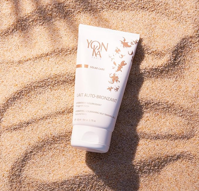 Yon-Ka Lightweight Self Tanning Body Lotion, Buildable Coverage for Natural Sunkissed Glow, Anti-Aging Antioxidant Serum with Vitamin E, 100% Natural Self Tanning Active, Vegan, 5.18 Oz/150ml