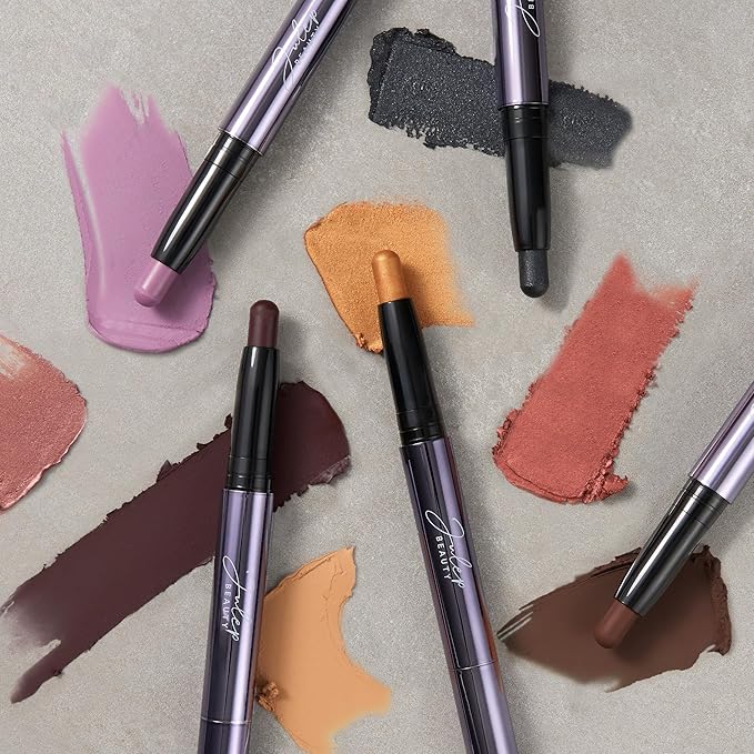 Julep Eyeshadow 101 Cream-to-Powder Waterproof Shadow Stick – Smoky Amethyst Shimmer – Long-Lasting, Crease-Proof, Rich Purple Shimmer Cream Eyeshadow with Built-in Smudger