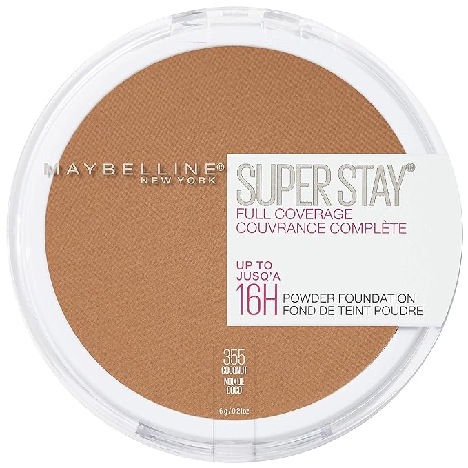 Maybelline Super Stay Full Coverage Powder Foundation Makeup,