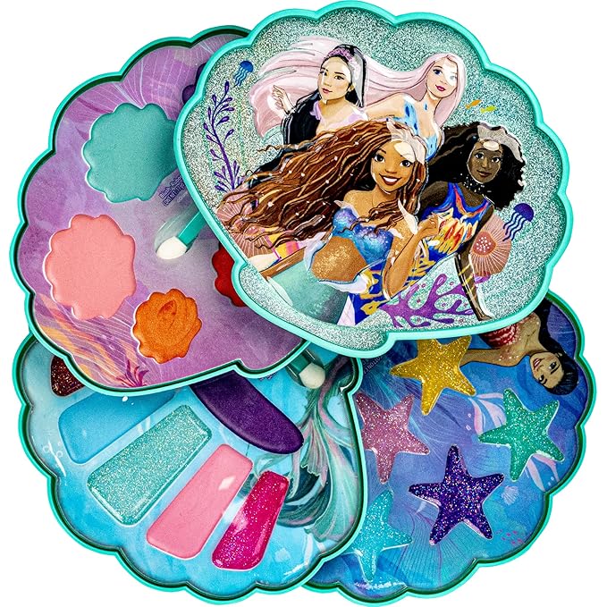 Townley Girl The Little Mermaid Clam Beauty Compact