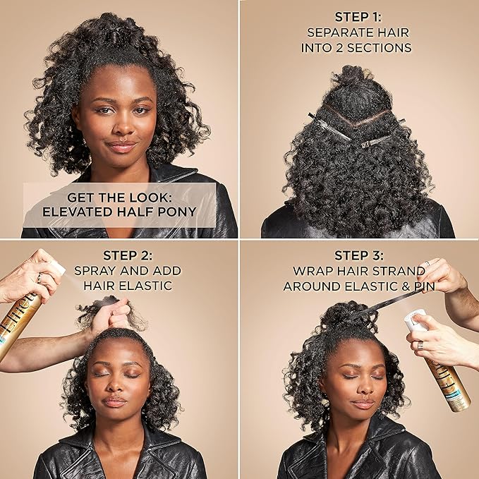 L'Oreal Paris Elnett Hair Care Elnett Satin Extra Strong Hold Hairspray - Unscented, Long Lasting + Humidity Resistant, Hair Styling Spray, 2.2 Oz