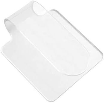 2Pcs Makeup Hand-held Palette Professional Clear Acrylic Makeup