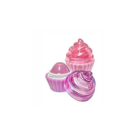 Beauty Bundle Cupcake Set of 6 Cute Lip Gloss For Kids, Girls & Women Party Favors Novelty Hydrating Assorted Fruit Scented Cupcake Birthday Gifts