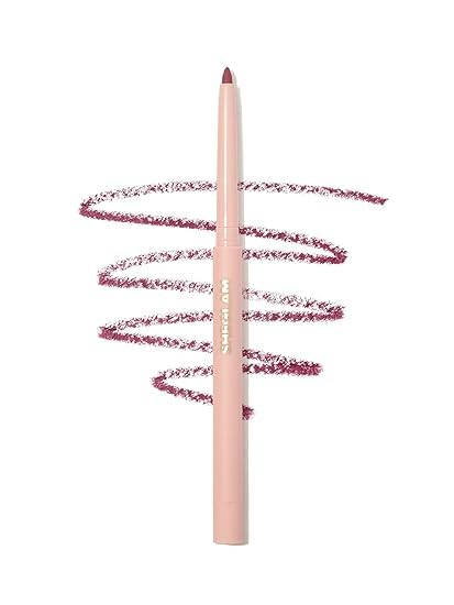 SHEGLAM Lip Liner Creamy Matte Pencil High Pigment Not Easy to Fade Silky Smooth Matte Contour Tint Lip Makeup-Purple Smoke