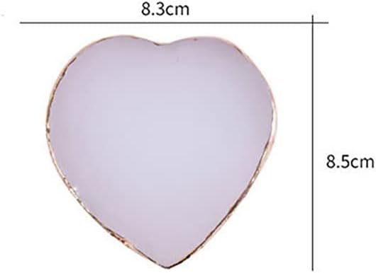 Heart Shape Resin Palette Nail Art Painting Palette