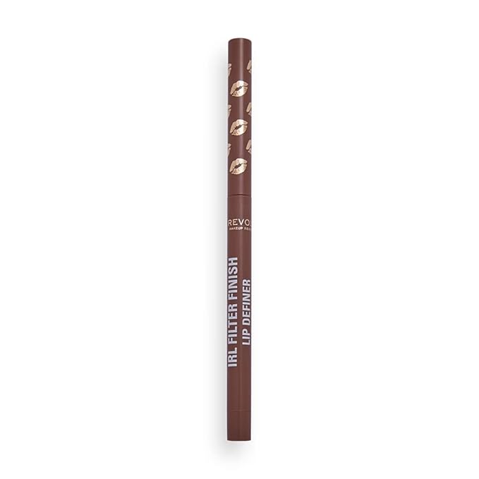 Makeup Revolution IRL Filter Finish Lip Liner Definer Espresso Nude Waterproof Long Lasting Set with Matching Lipsticks or Lip Gloss
