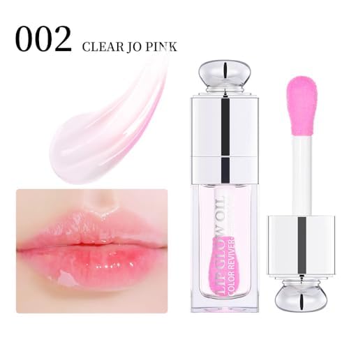 Plumping Lip Oil,Hydrating Gloss Tinted Lip