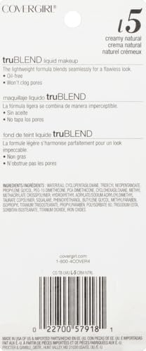 COVERGIRL Trublend Liquid Foundation, Creamy Natural, 1 Oz 1 Oz