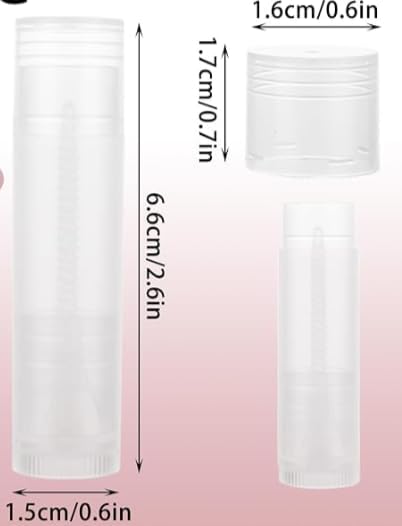 Lip Balm Containers Round Tubes,0.15 oz.