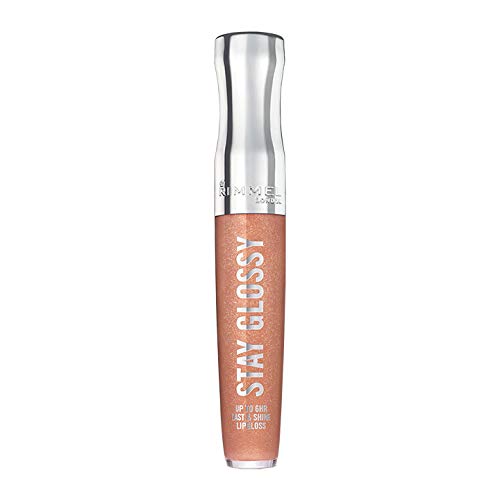 Rimmel Stay Glossy 6HR Lip Gloss, All Nighter, 0.18 Fl Oz (Pack of 4)