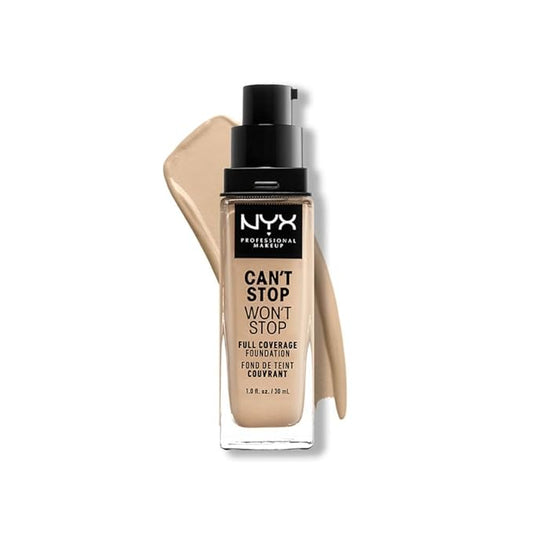 NYX PROFESSIONAL MAKEUP Can't Stop Won't Stop Foundation, Warm Vanilla