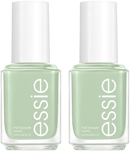 essie Nail Polish, Glossy Shine Finish, Turquoise And Caicos, 0.46 fl. oz. (Pack of 2)