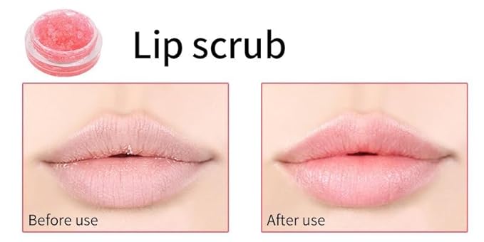 Lip Scrub, Lip Scrubs Exfoliator, Sugar