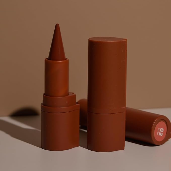 2-in-1 Gradient Lip Liner and Lipstick Lip Combo Set - Achieve Flawless Contour and Gradual Ombre Effect with Easy-to-Use Crayon Form and Cone Tip (05# Grapes, 1 Count (Pack of 1))