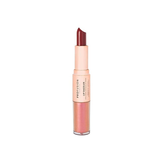 Profusion Cosmetics Lip Dazzlers Lipstick, Get Attractive Lips with Glamour Shine Dual Ended Lip Dazzler, Make Your Lips Pop With Shimmer Matte Makeup Tools (Magnificent Sparkle)