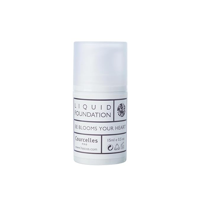 [Courcelles] Liquid Foundation (0.507oz) [K-Beauty] Made in Korea (NO.150-Light Peach) 15ml