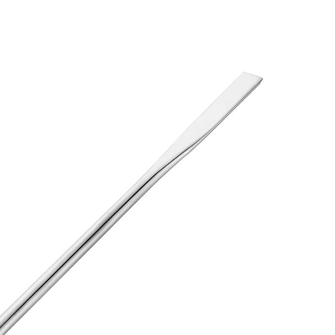 2Pcs Stainless Steel Cosmetic Mixing Makeup Spatula Nail