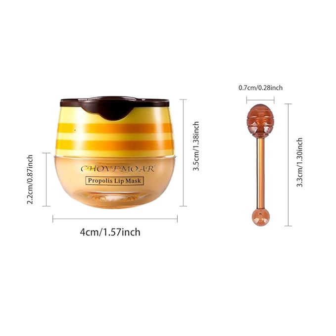 4PCS Nourishing Bee Lip Balm Honey
