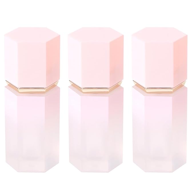 3 Pcs Liquid Blush Bottles Pink Plastic Lip 7ml