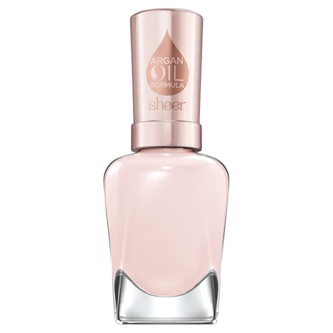 Sally Hansen Color Therapy, My Sheer, Argan Oil, Long Lasting, Nail Treatment, Sheer, Creme Nude Nail Polish