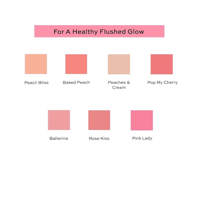 Revolution, Blusher Reloaded, Pressed Powder Face Blusher, Highly Pigmented & Long-Lasting Formula, Pop My Cherry, 0.26 oz