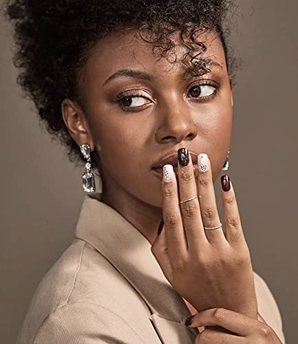 Impress ImPress Press-On Manicure Medium Length Nails Couture BIPL100F Quartz, 30 Count (Pack of 1)