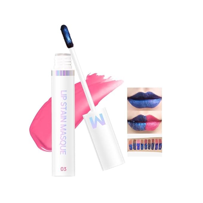 Matte Lip Gloss Peel Off Masque - Peel Off Lip Stain Tattoo, Light Pink Peel Off Lip Tint，Long Lasting Waterproof Transfer-proof Lip Mask Lip Stain Peel Off Lip Gloss,Stay Lip Makeup 03#