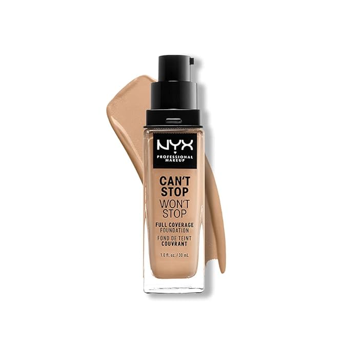 NYX PROFESSIONAL MAKEUP Can't Stop Won't Stop Foundation, Soft Beige