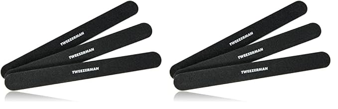 Tweezerman Professional Nail Files, 3 Count (Pack of 2)