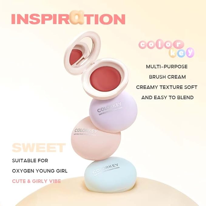 COLORKEY Soft Mist Multi-Purpose Cream | Lips & PINK, ) 2.5g