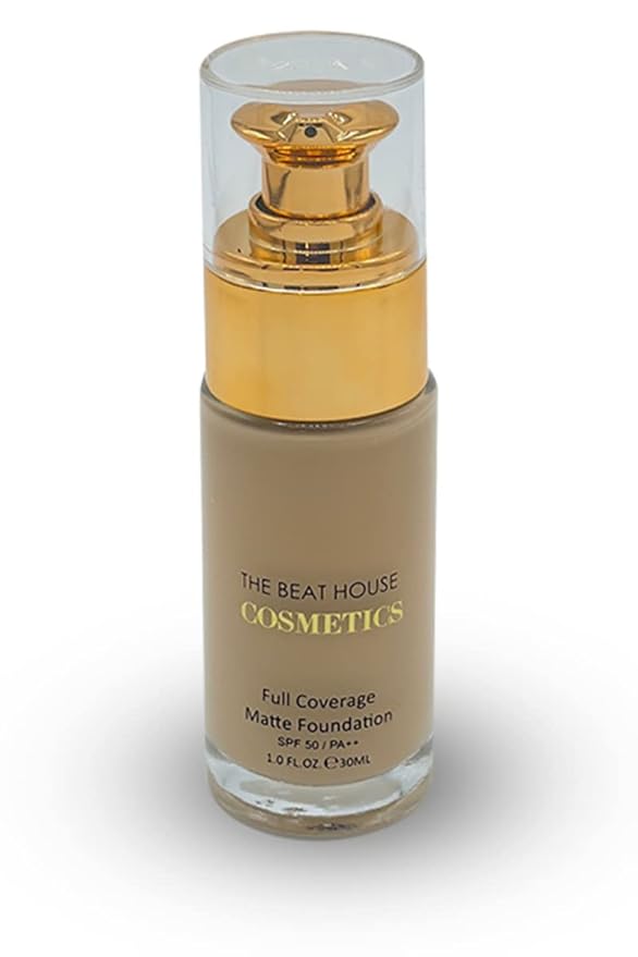 Full Coverage Matte Foundation (Warm Ivory) | SPF Stay |