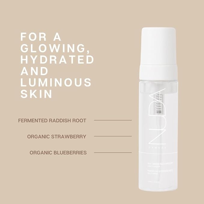 Nuda Self Tanning Water Mousse - Medium to Dark | Streak & Transfer-Free Clear Self Tanner | Hydrating Sunless Tanner for a Natural Look | Lightweight Fragrance-Free Self Tanning Mousse, (6.4 Fl Oz)