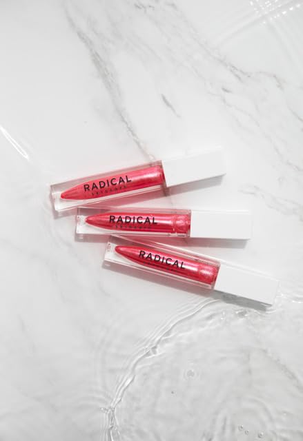 Radical Skincare Lip Luster Hyaluronic Infused Rose Lip Gloss – High Shine, Hydrating Formula for Soft, Radiant Lips | Cruelty-Free, Soy-Free, GMO-Free (5 ml)