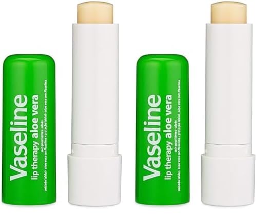 Vaseline Aloe Fresh Lip Therapy Stick- .16 oz (Pack of 2)